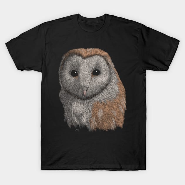 Barn Owl T-Shirt by Walking in Nature